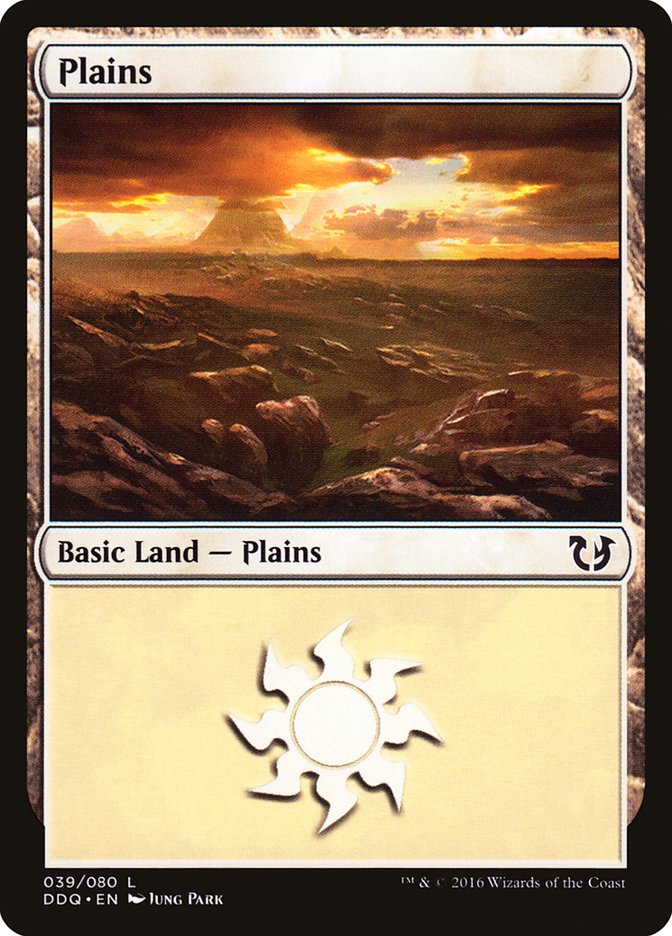 Plains (39) [Duel Decks: Blessed vs. Cursed] | Odin's Place