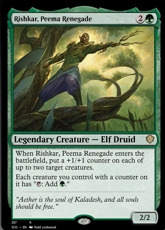 Rishkar, Peema Renegade [Starter Commander Decks] | Odin's Place