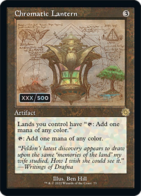 Chromatic Lantern (Retro Schematic) (Serialized) [The Brothers' War Retro Artifacts] | Odin's Place