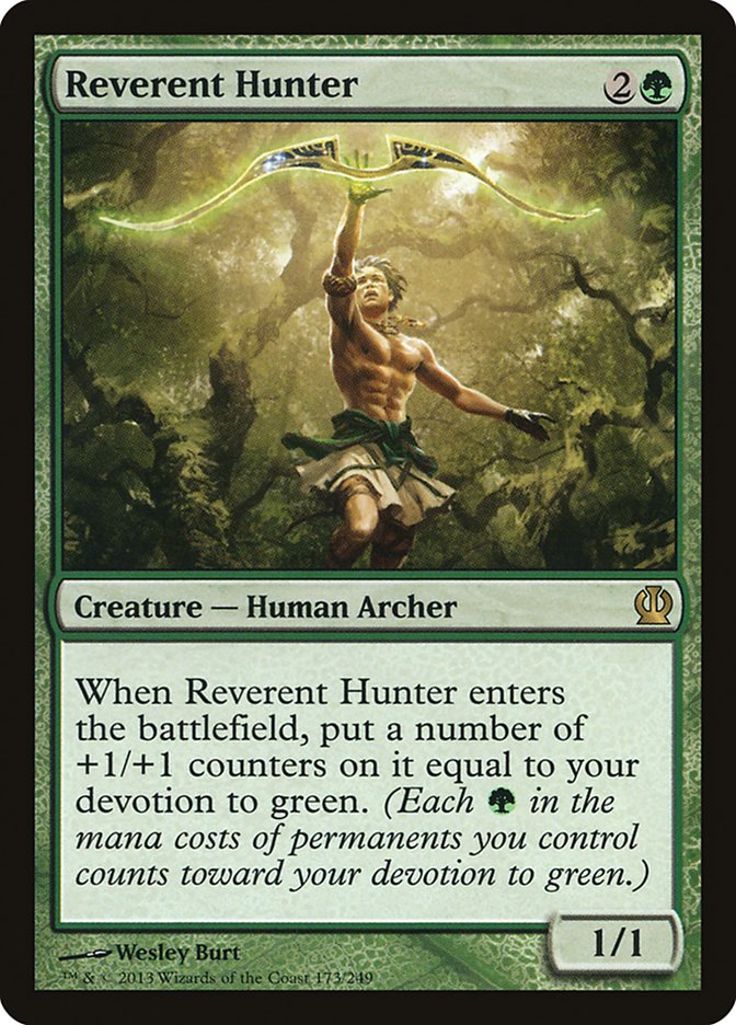Reverent Hunter (173) [Theros] | Odin's Place