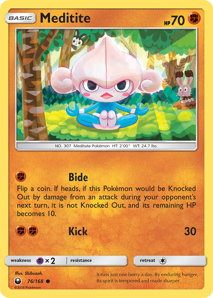 Meditite (76/168) [Sun & Moon: Celestial Storm] | Odin's Place