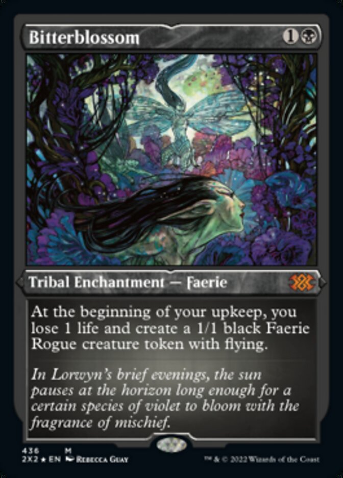 Bitterblossom (Foil Etched) [Double Masters 2022] | Odin's Place