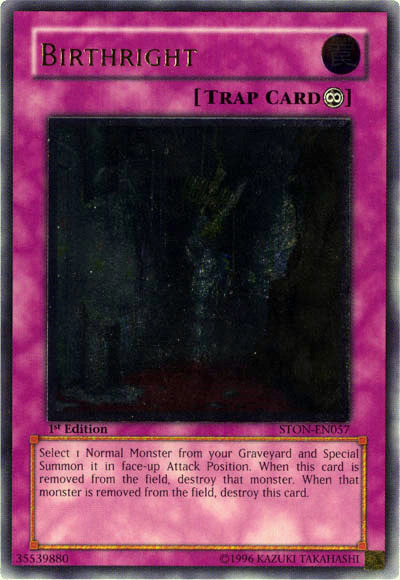 Birthright [STON-EN057] Ultimate Rare | Odin's Place