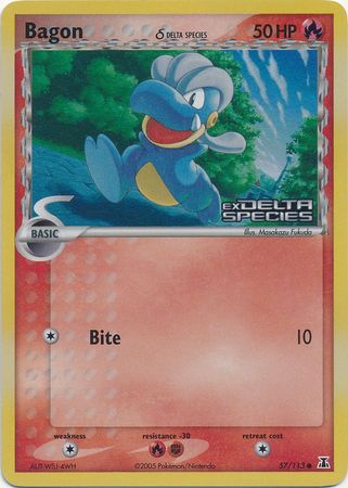 Bagon (57/113) (Delta Species) (Stamped) [EX: Delta Species] | Odin's Place