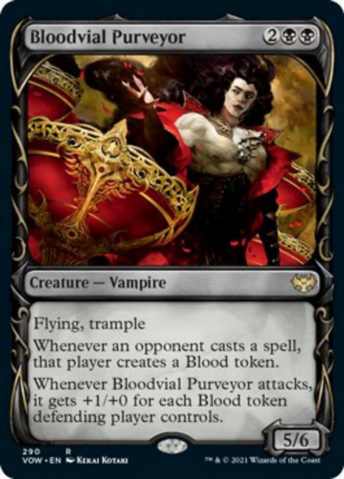 Bloodvial Purveyor (Showcase Fang Frame) [Innistrad: Crimson Vow] | Odin's Place