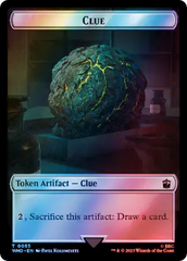 Alien // Clue (0053) Double-Sided Token (Surge Foil) [Doctor Who Tokens] | Odin's Place