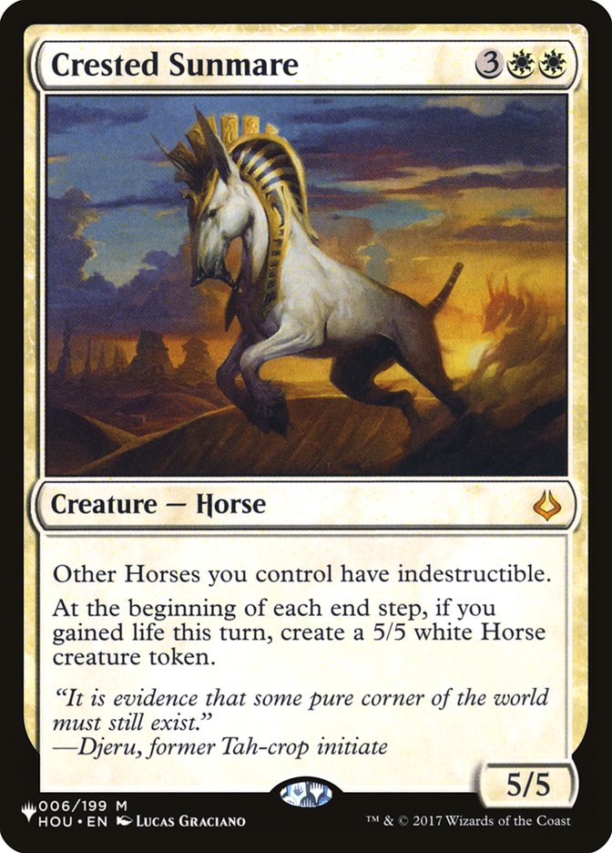 Crested Sunmare [The List] | Odin's Place