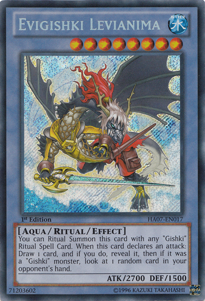 Evigishki Levianima [HA07-EN017] Secret Rare | Odin's Place