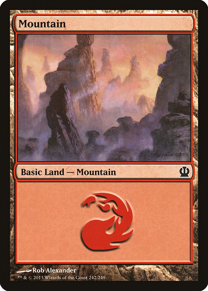 Mountain (242) [Theros] | Odin's Place