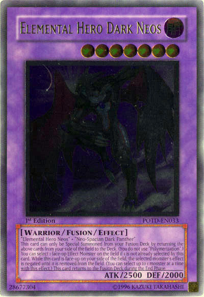 Elemental Hero Dark Neos [POTD-EN033] Ultimate Rare | Odin's Place