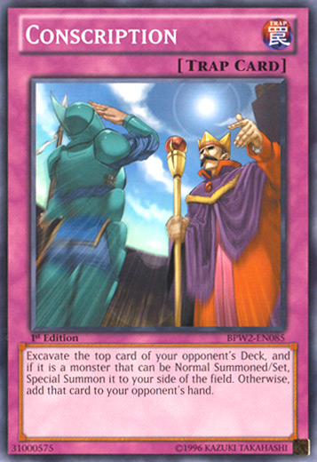 Conscription [BPW2-EN085] Common | Odin's Place