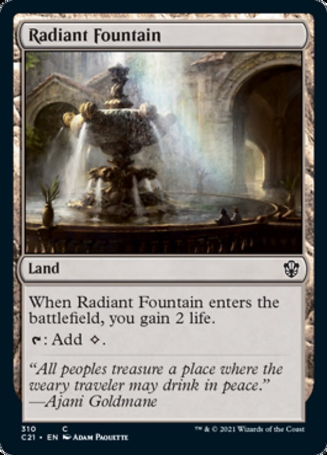 Radiant Fountain [Commander 2021] | Odin's Place