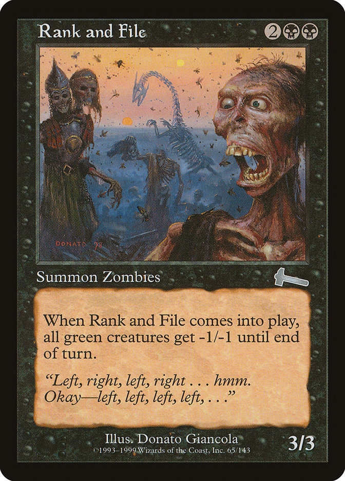 Rank and File (65) [Urza's Legacy] | Odin's Place