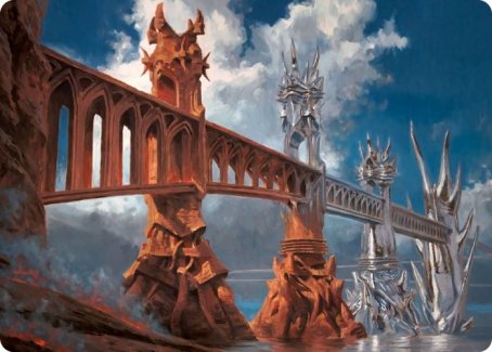 Silverbluff Bridge Art Card [Modern Horizons 2 Art Series] | Odin's Place