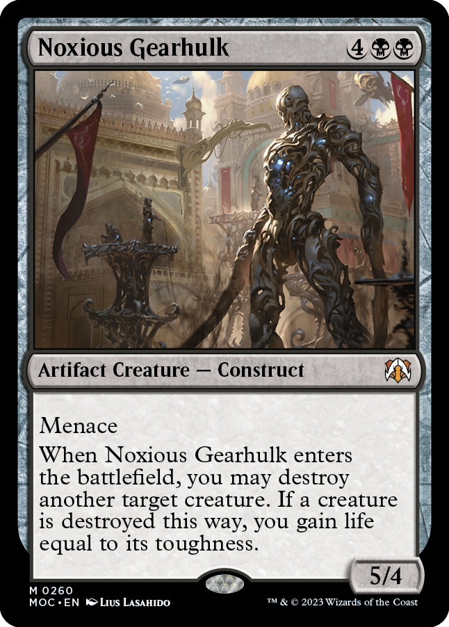 Noxious Gearhulk [March of the Machine Commander] | Odin's Place