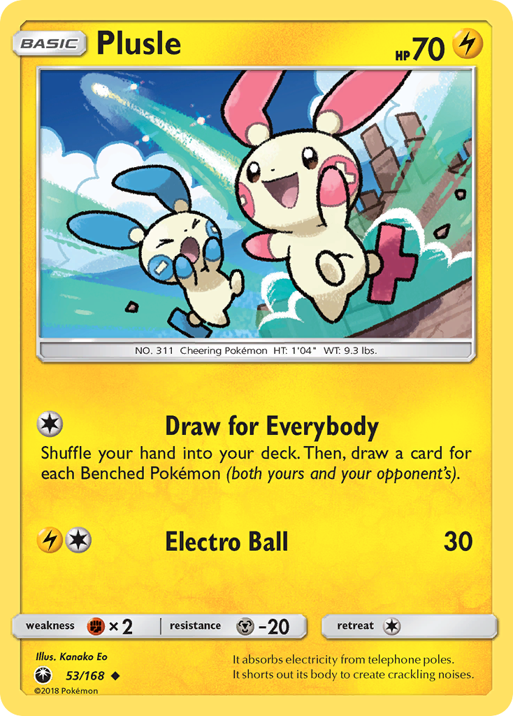 Plusle (53/168) [Sun & Moon: Celestial Storm] | Odin's Place