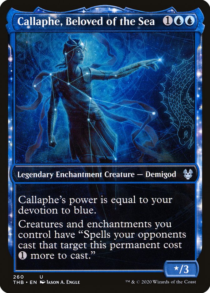 Callaphe, Beloved of the Sea (Showcase) [Theros Beyond Death] | Odin's Place