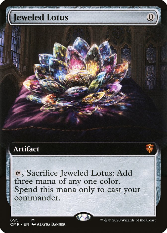 Jeweled Lotus (Extended Art) [Commander Legends] | Odin's Place