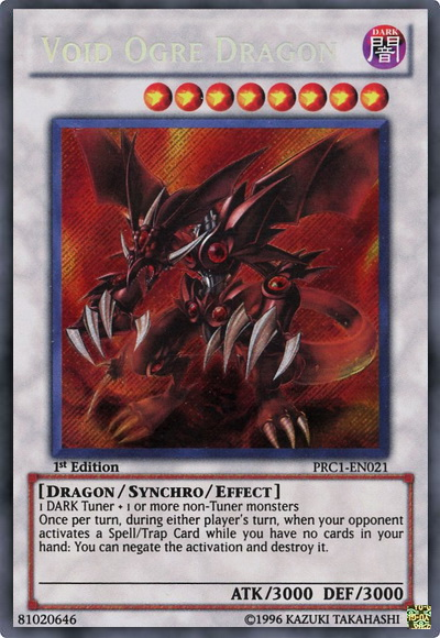 Void Ogre Dragon [PRC1-EN021] Secret Rare | Odin's Place