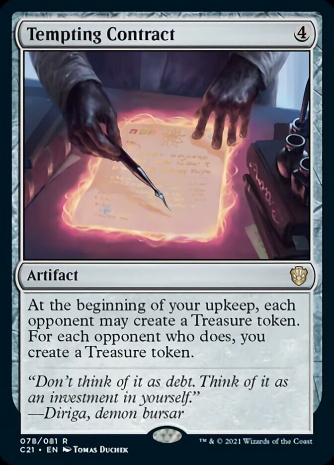 Tempting Contract [Commander 2021] | Odin's Place