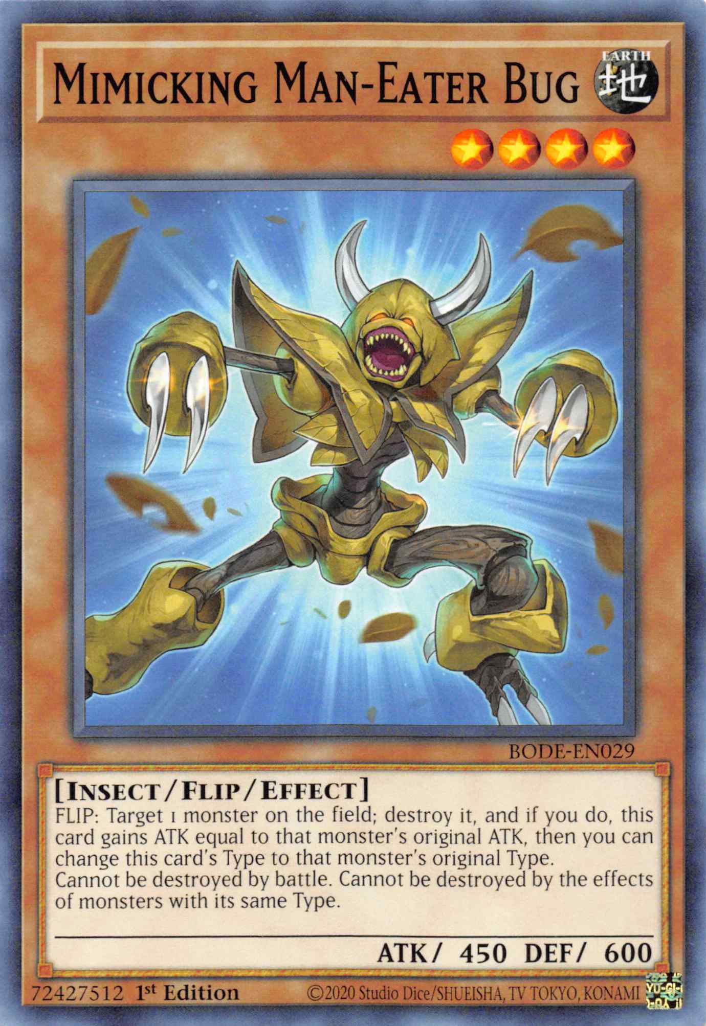 Mimicking Man-Eater Bug [BODE-EN029] Common | Odin's Place
