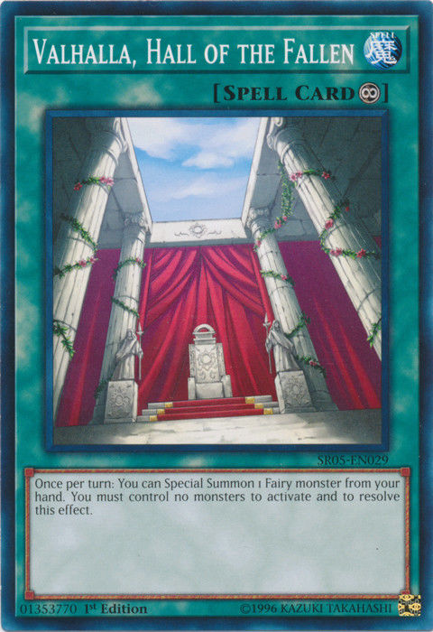 Valhalla, Hall of the Fallen [SR05-EN029] Common | Odin's Place