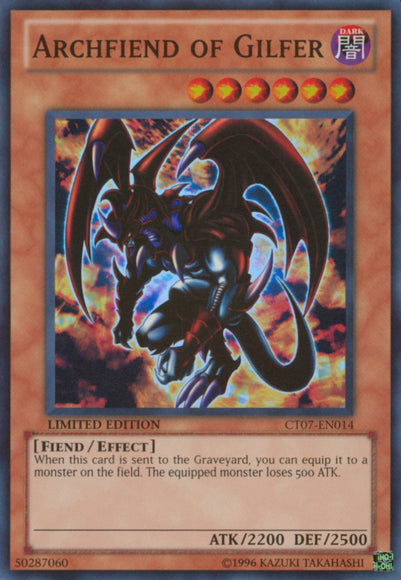 Archfiend of Gilfer [CT07-EN014] Super Rare | Odin's Place