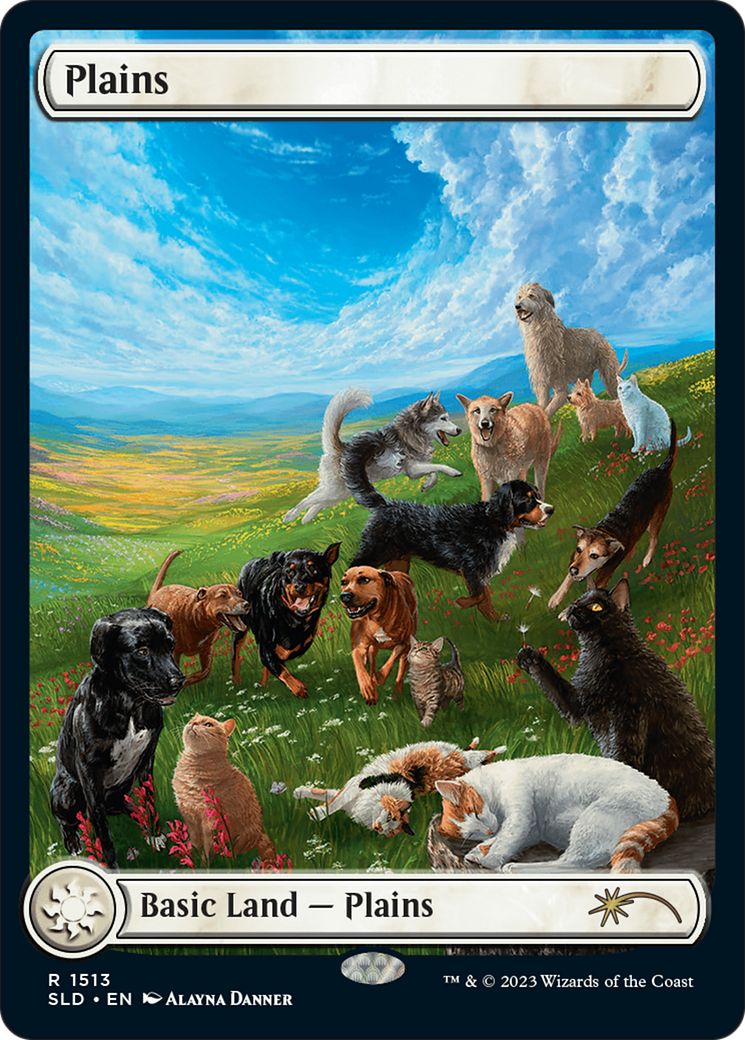 Plains (1513) [Secret Lair Commander Deck: Raining Cats and Dogs] | Odin's Place
