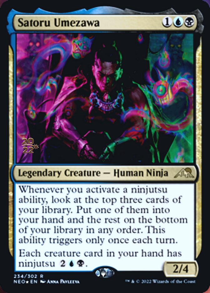 Satoru Umezawa [Kamigawa: Neon Dynasty Prerelease Promos] | Odin's Place