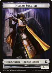 Germ // Human Soldier Double-Sided Token [Double Masters Tokens] | Odin's Place