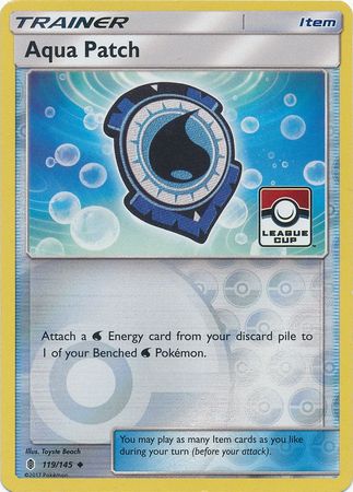 Aqua Patch (119/145) (League Promo) [Sun & Moon: Guardians Rising] | Odin's Place