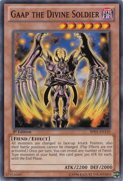 Gaap the Divine Soldier [BP01-EN150] Common | Odin's Place