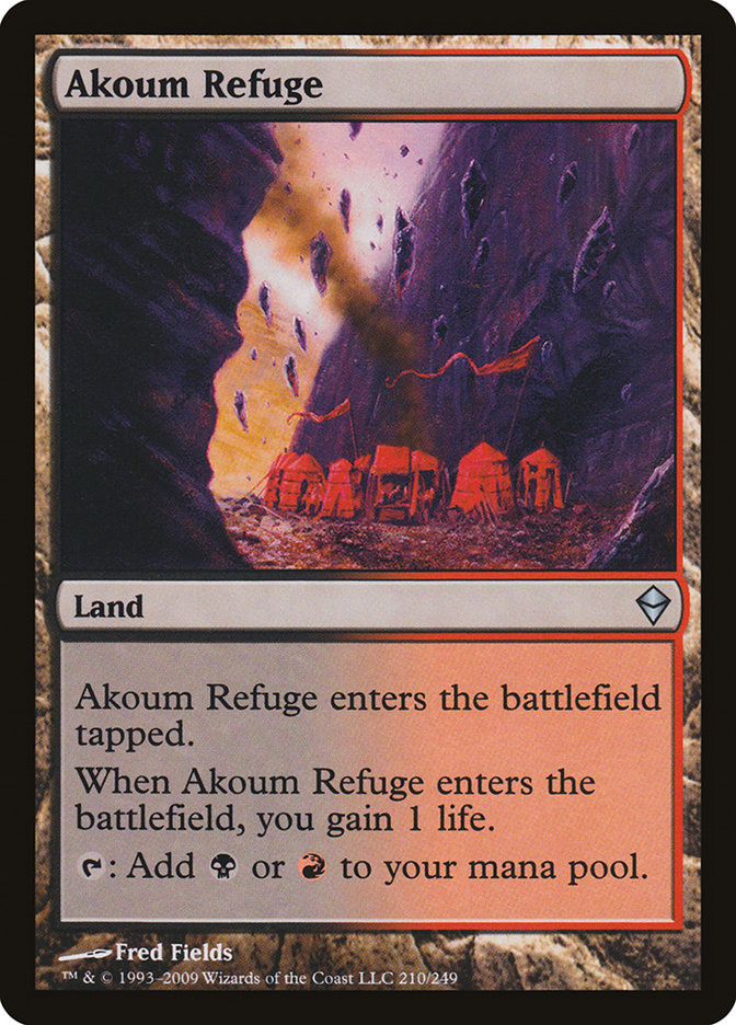 Akoum Refuge (210) [Zendikar] | Odin's Place