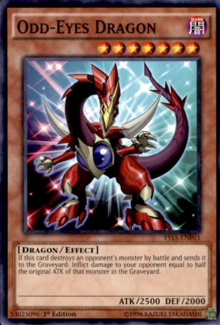 Odd-Eyes Dragon [YS15-ENF03] Shatterfoil Rare | Odin's Place