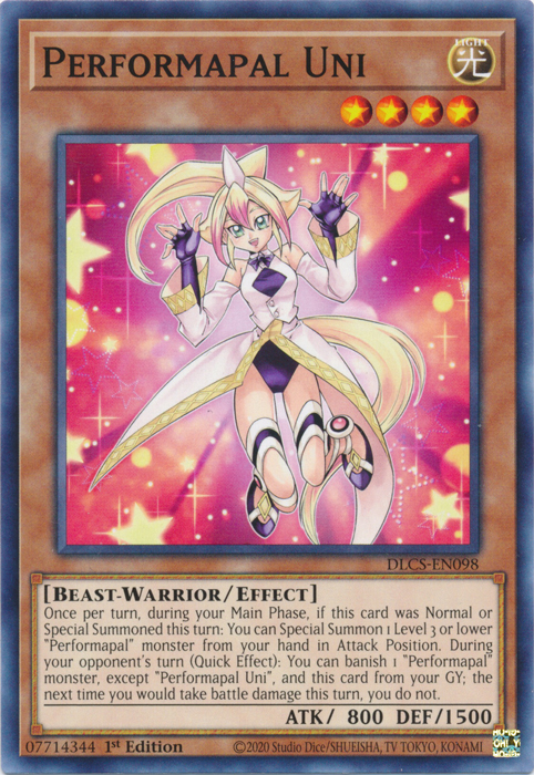Performapal Uni [DLCS-EN098] Common | Odin's Place