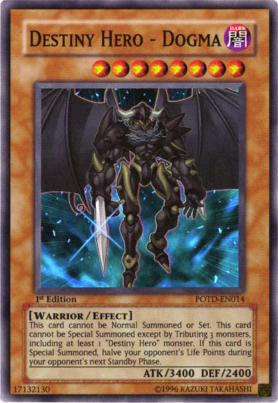 Destiny Hero - Dogma [POTD-EN014] Super Rare | Odin's Place