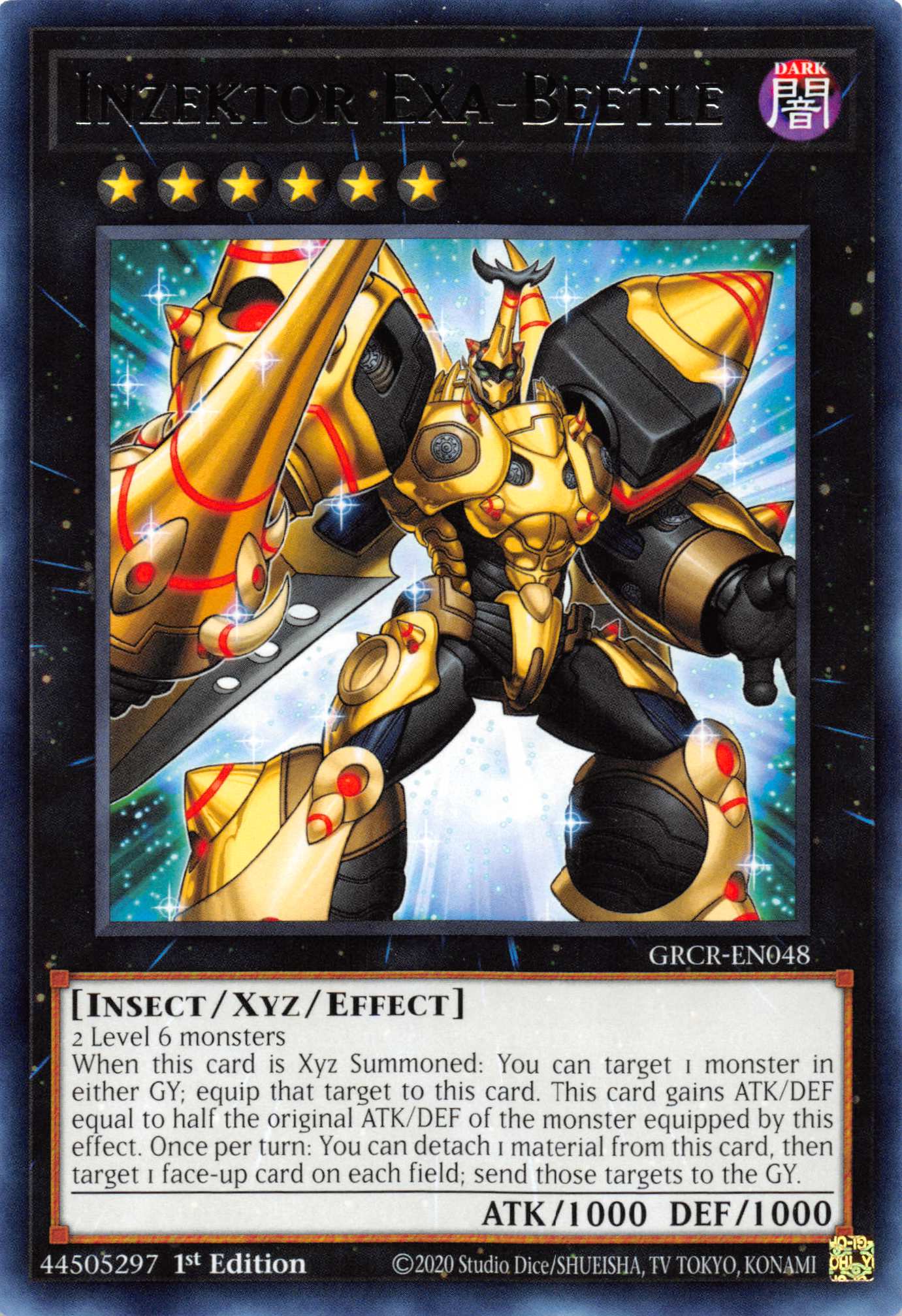 Inzektor Exa-Beetle [GRCR-EN048] Rare | Odin's Place