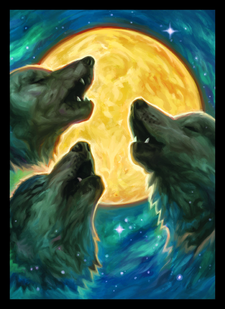 Legion Double Matte Sleeves: 3 Wolf Moon (50 Count) | Odin's Place