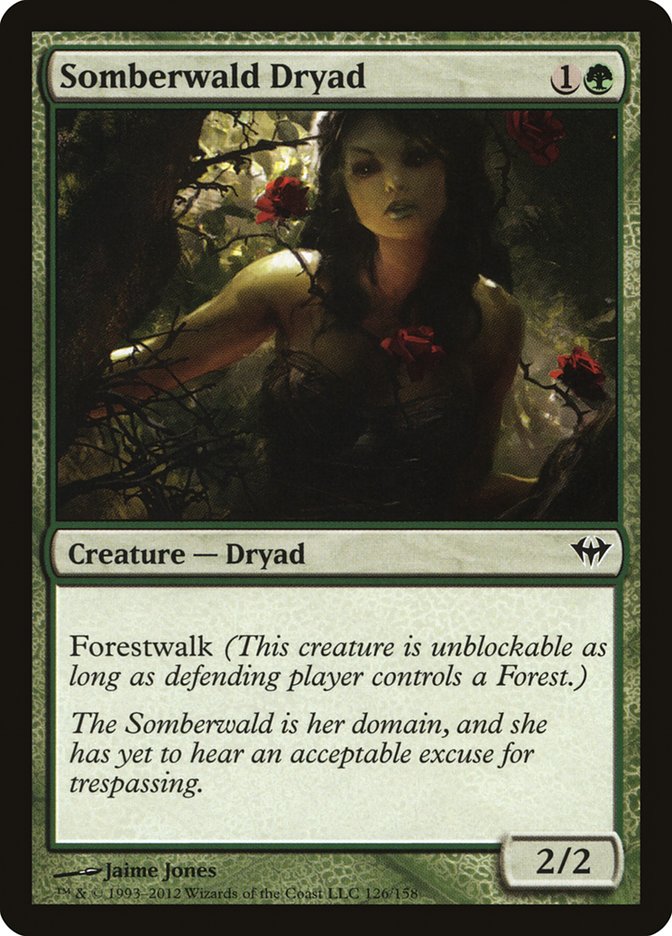 Somberwald Dryad (126) [Dark Ascension] | Odin's Place