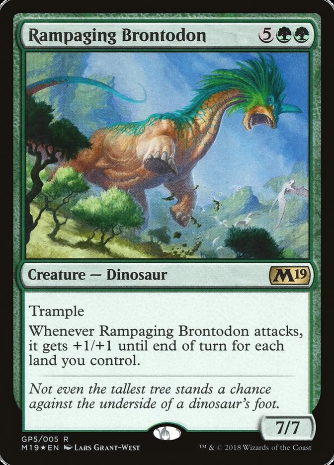 Rampaging Brontodon [Magic 2019 Gift Pack] | Odin's Place