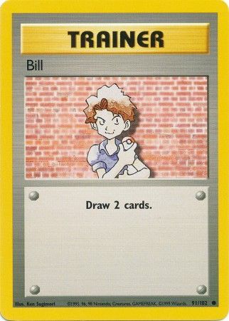 Bill (91/102) [Base Set Unlimited] | Odin's Place