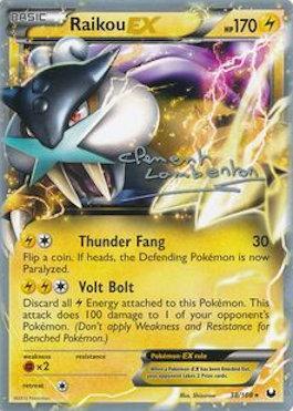Raikou EX (38/108) (Anguille Sous Roche - Clement Lamberton) [World Championships 2013] | Odin's Place