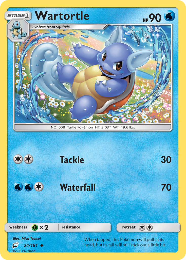 Wartortle (24/181) [Sun & Moon: Team Up] | Odin's Place