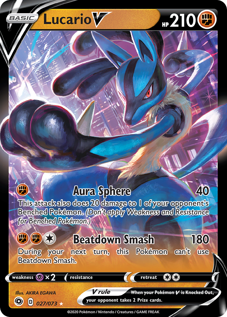 Lucario V (027/073) [Sword & Shield: Champion's Path] | Odin's Place