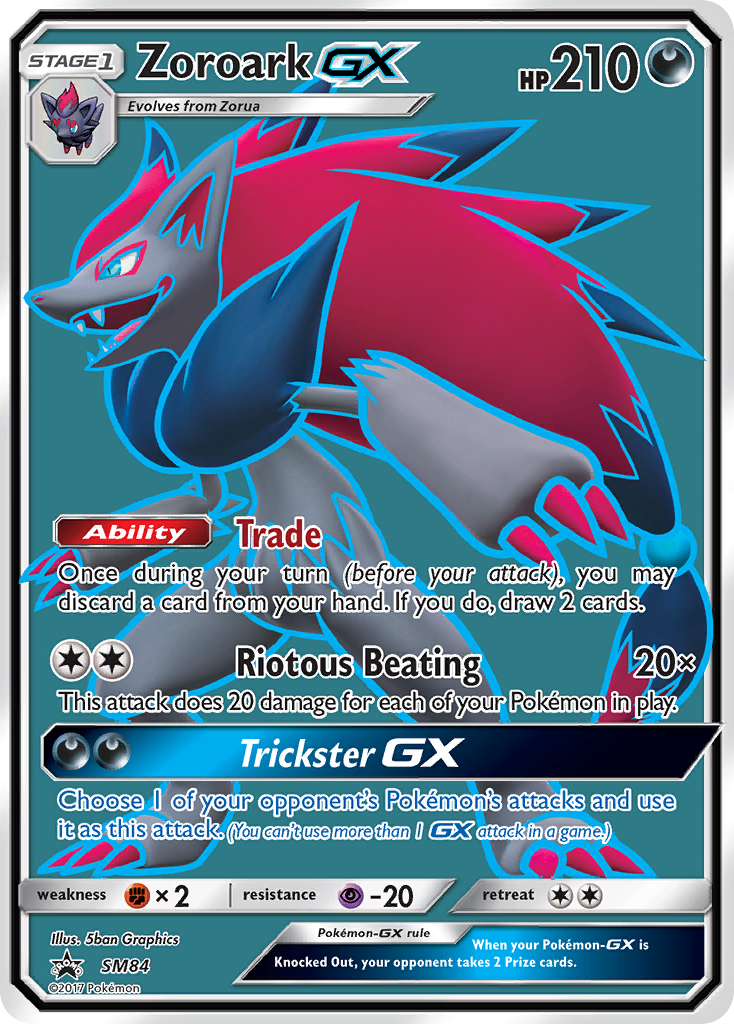 Zoroark GX (SM84) [Sun & Moon: Black Star Promos] | Odin's Place