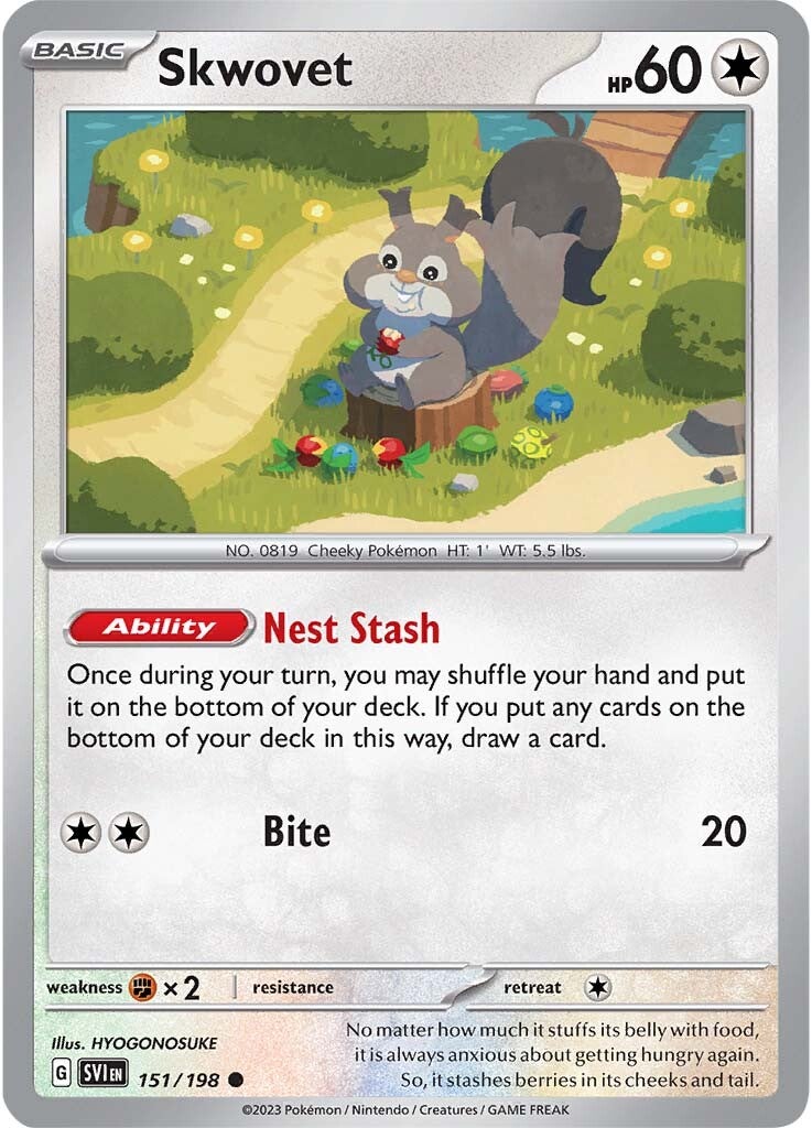 Skwovet (151/198) [Scarlet & Violet: Base Set] | Odin's Place