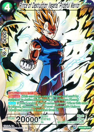 Prince of Destruction Vegeta, Prideful Warrior (SPR) (BT11-066) [Vermilion Bloodline 2nd Edition] | Odin's Place