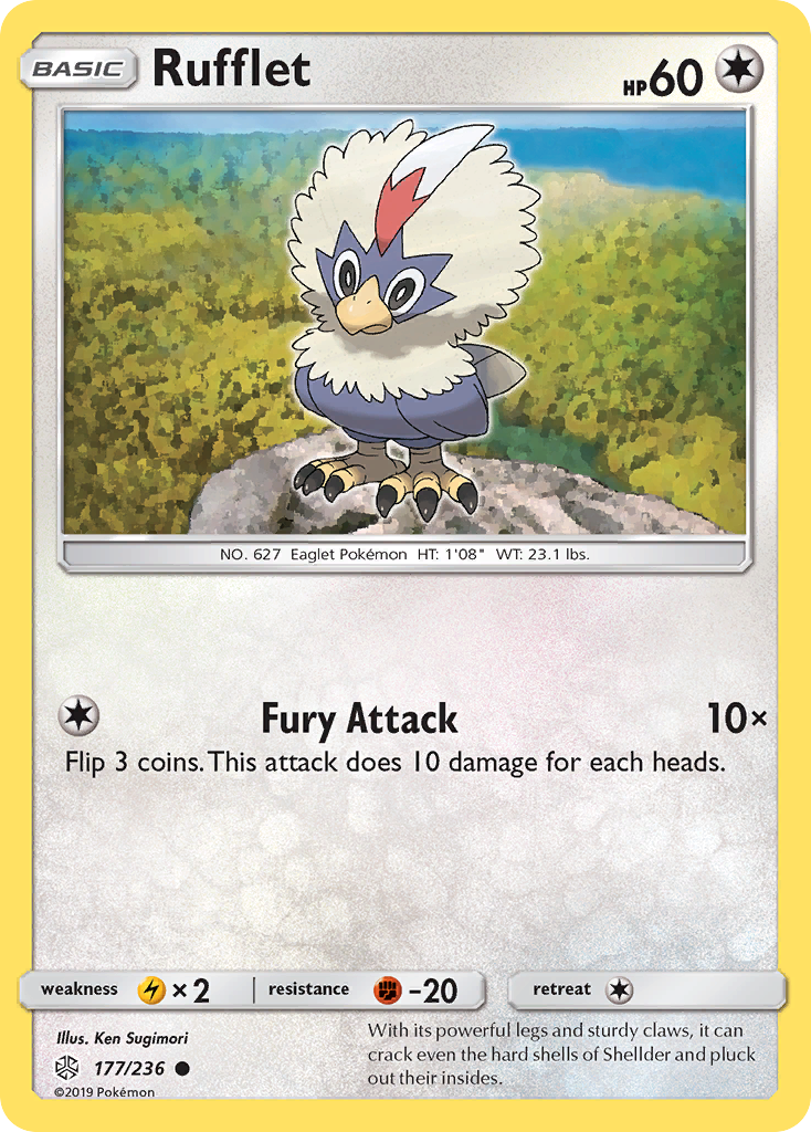 Rufflet (177/236) [Sun & Moon: Cosmic Eclipse] | Odin's Place