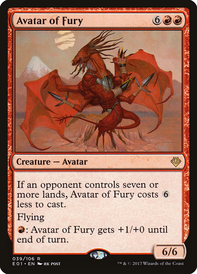 Avatar of Fury (39) [Archenemy: Nicol Bolas] | Odin's Place