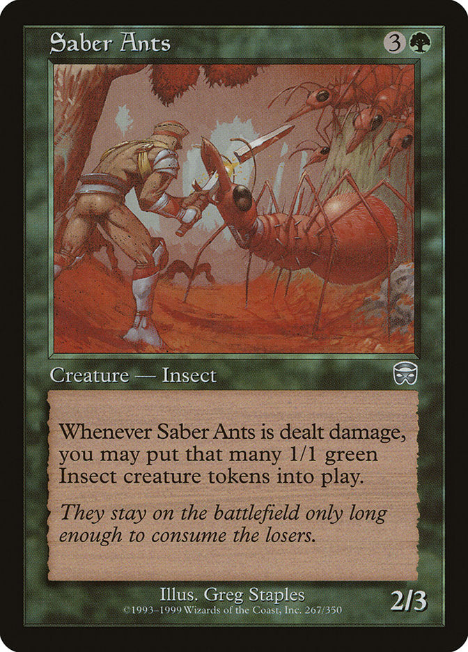 Saber Ants (267) [Mercadian Masques] | Odin's Place